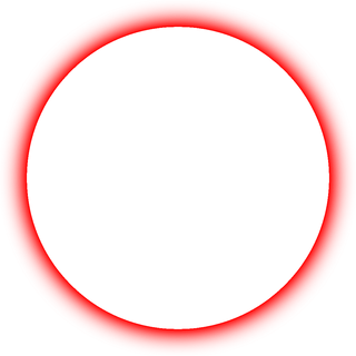 Red Contour Circle