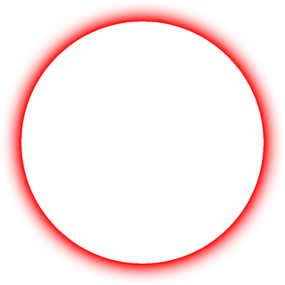 Red Contour Circle